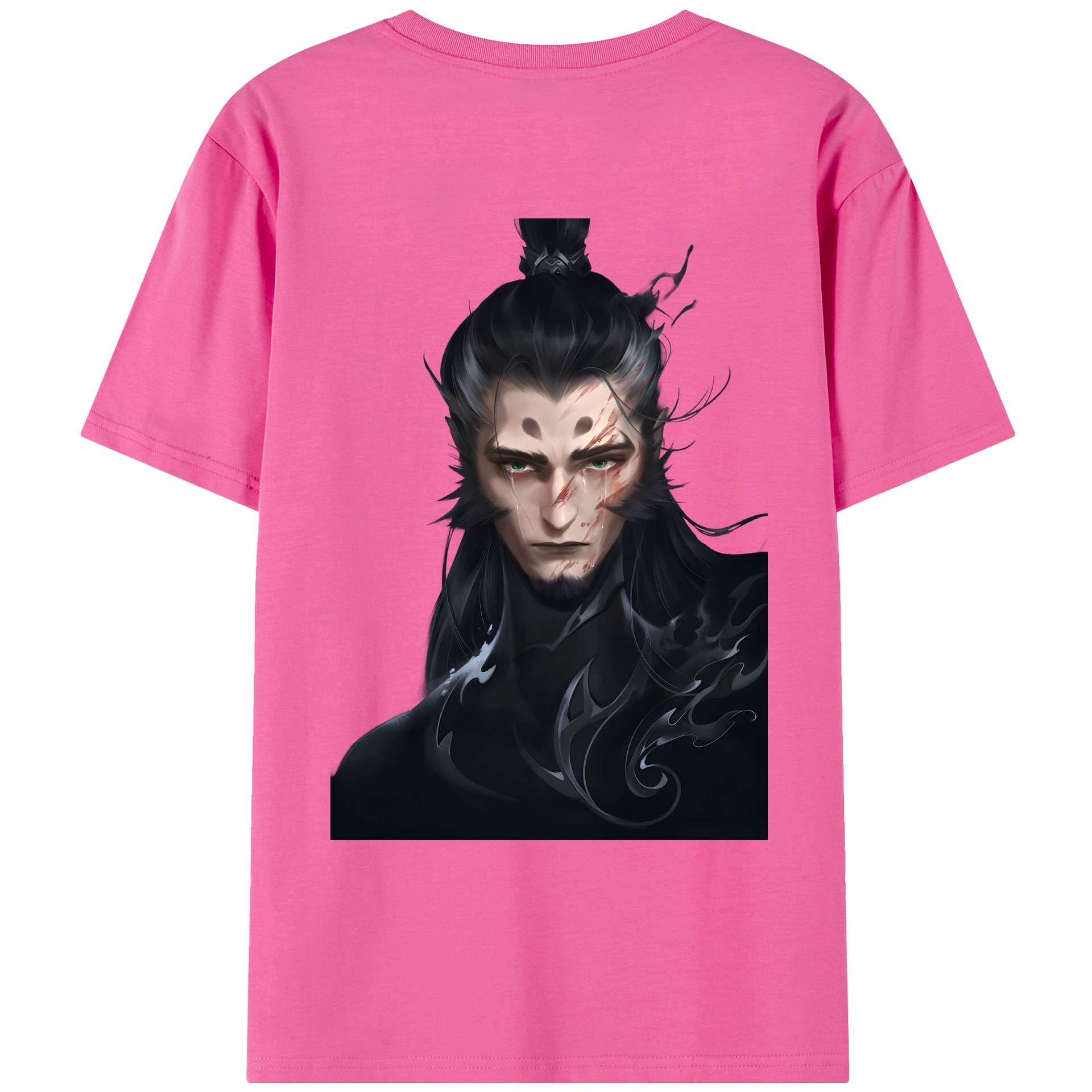 （画像用） Ne Zha 2 ナタ 魔童の大暴れ レディース半袖Tシャツ(バックプリント)